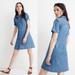 Madewell Dresses | Madewell Denim Waisted Shirtdress In Penview Wash | Color: Blue | Size: S