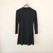 Madewell Dresses | Madewell Mock Neck Dress | Color: Black | Size: Xs