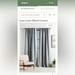 Anthropologie Accents | Luxe Linen Curtain, Seafoam 63x50, Smoke Free, Price Is For 2 Panels | Color: Blue | Size: Os