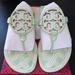 Tory Burch Shoes | Nib Tory Burch Metal Miller Size 8 | Color: Green | Size: 8