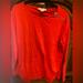 Michael Kors Tops | Michael Kors Red Long Sleeve Plus Size Shirt | Color: Red | Size: Xxxl