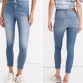 Madewell Jeans | Madewell | 10” High Rise Skinny Crop Denim Jeans Medium Blue Women’s Size 27 (4) | Color: Blue | Size: 27