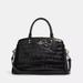 Coach Bags | Coach Lillie Carryall With Croc Embossed Detail. | Color: Black | Size: Os