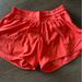 Lululemon Athletica Shorts | Lululemon - Hotty Hots - Hot Heat S4 4in | Color: Orange/Red | Size: 4