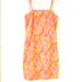 Lilly Pulitzer Dresses | Lilly Pulitzer Orange Slice Tie-Strap Dress Euc | Color: Pink/Yellow | Size: 8