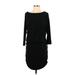 White House Black Market Casual Dress - DropWaist: Black Print Dresses - Women's Size Small