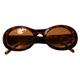 Gucci Accessories | Gucci Brown Rhinestone Logo Sunglasses | Color: Brown/Gold | Size: Os