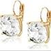 Kate Spade Jewelry | Kate Spade | Small Square Leverback Earrings | Color: Gold/White | Size: Os