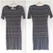 Lularoe Dresses | Lularoe Julia Black Striped Midi Bodycon Dress Xs | Color: Black/White | Size: Xs