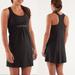 Lululemon Athletica Dresses | Lululemon Run In The Sun Black Racerback Mini Tank Dress | Color: Black | Size: 4