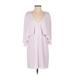 Halston Heritage Cocktail Dress - Popover: Pink Solid Dresses - Women's Size 4