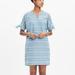 Madewell Dresses | Madewell Baby Blue Chambray Embroidered Dress Size S | Color: Blue/White | Size: S