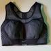 Nike Intimates & Sleepwear | Nike Black And Grey Reversible Compression Fit Athletic Sports Bra | Color: Black/Gray | Size: M