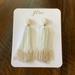 J. Crew Jewelry | J.Crew Women’s Tassel White Earrings New Nwt Drop | Color: White | Size: Os