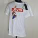 Levi's Shirts | Levi's X Super Mario Nintendo Graphic T-Shirt Men's Size Small New With Tags | Color: Red/White | Size: S