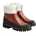 J. Crew Shoes | J. Crew Lug Soles Winter Boots | Color: Black/Brown | Size: 7