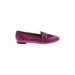 Talbots Flats: Purple Solid Shoes - Women's Size 7 1/2 - Almond Toe