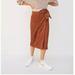 Anthropologie Skirts | Anthropologie | Lauren Sueded Wrap Midi Skirt | Color: Tan | Size: Lp