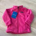 Columbia Jackets & Coats | New Columbia Benton Springs Kids Full Zip Fleece Jacket Sz Youth 12-18 Months! | Color: Pink | Size: 12-18mb