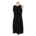 Gap Casual Dress - Sheath Crew Neck Sleeveless: Black Print Dresses - Women's Size Medium