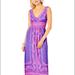 Lilly Pulitzer Dresses | Lilly Pulitzer Margarita Maxi Dress | Color: Purple/Red/Tan | Size: L