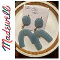 Madewell Jewelry | Madewell Blue Acrylic Shapes Statement Earrings | Color: Blue | Size: Os