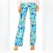 Lilly Pulitzer Pants & Jumpsuits | Lilly Pulitzer Georgia May Palazzo Stretch Pants Size Xxs 33” Length | Color: Blue/Green | Size: Xxs