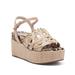Jessica Simpson Shoes | Jessica Simpson Camilia Platform Wedge Sandal With Python Details! *Fundraising* | Color: Cream | Size: Various