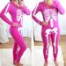 Pink Victoria's Secret Intimates & Sleepwear | Medium Victoria Secret Pink Halloween Sleep Thermal Onsie In Berry Pink | Color: Pink | Size: M