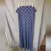 Lularoe Skirts | Lula Roe Maxi Skirt, Size 2xl | Color: Blue/Purple | Size: 2x