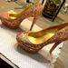 Jessica Simpson Shoes | Jessica Simpson Platform Sparkle Heels | Color: Gold/Pink | Size: 8