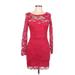 Divided by H&M Cocktail Dress: Red Dresses - Women's Size 10