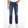 Straight-Jeans TOMMY JEANS "RYAN RGLR STRGHT" Gr. 33, Länge 32, blau (denim dark) Herren Jeans Straight Fit