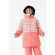 Winterjacke WEEDO "COSMO BUNNY" Gr. 152, bunt (rot, gestreift_pink) Damen Jacken Winterjacken