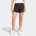Shorts ADIDAS PERFORMANCE "PACER KNIT HIGH" Gr. XXL, Länge 5, schwarz (black) Damen Hosen Sport Shorts