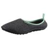 Barfußschuh LEGUANO "ACASA", Damen, Gr. 42, bunt (anthrazit, mint), Textil, meliert, sportlich, Schuhe Hausschuh Pantoffeln Barfußschuh, Bequemschuh, Hausschuh, Clog für volle Bewegungsfreiheit