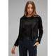 Kurzblazer STREET ONE Gr. 44, schwarz (black) Damen Blazer