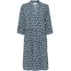 Sommerkleid SAINT TROPEZ "EdaSZ Dress" Gr. S (36), N-Gr, blau (night sky flower art) Damen Kleider Sommerkleider