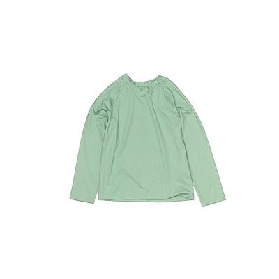 Smockingbird Rash Guard: Green Sporting & Activewear - Kids Girl's Size 6