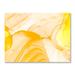 DecorumBY Dazzling - Unframed Print Metal in Orange/Yellow | 16 H x 20 W x 1.5 D in | Wayfair Abstract Art - "Dazzling" AL 16x20"