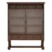 Fairfield Chair BD Alexander Curio Cabinet Wood in Brown/Gray | 84.25 H x 49 W x 17.5 D in | Wayfair 4310-18