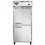 Continental 1RFXNSSHD 36 1/4" 1 Section Commercial Refrigerator Freezer - Solid Doors, Top Compressor, 115v, Stainless Steel