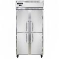 Continental 2RSESNSAHD 36 1/4" 2 Section Reach In Refrigerator, (4) Left/Right Hinge Solid Doors, Top Compressor, 115v, Silver