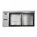 Continental BB69SNSSSGD 69" Bar Refrigerator - 2 Sliding Glass Doors, Stainless, 115v, Silver