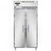 Continental D2RSENSS Designer Slim Line 36 1/4" 2 Section Reach In Refrigerator, (2) Left/Right Hinge Solid Doors, Top Compressor, 115v, Silver