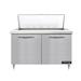 Continental D48N18M Designer Line 48" Sandwich/Salad Prep Table w/ Refrigerated Base, 115v, Stainless Steel