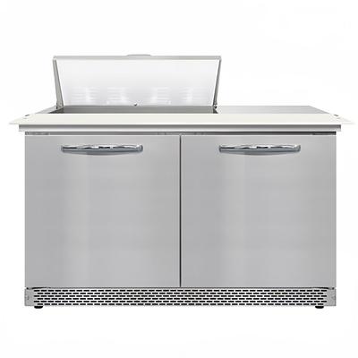 Continental D48N8C-FB 48" Sandwich/Salad Prep Table w/ Refrigerated Base, 115v, Stainless Steel