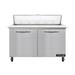 Continental SW48N12C 48" Sandwich/Salad Prep Table w/ Refrigerated Base, 115v, Stainless Steel