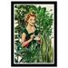 House of Hampton® People & Portraits Vintage Plant Lady Traditional Paper Wall Art Print Paper in Green | 21 H x 15 W x 0.8 D in | Wayfair