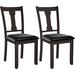 One Allium Way® Red Barrel Studio® Set Of 2 Dining Chairs, Upholstered High Back Kitchen Chairs W/Rubber Wood Frame, Anti-Scratch Foot Pads | Wayfair